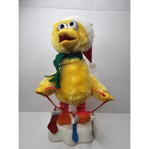 Vintage Christmas Animated Big Bird Figure Sesame Street 1999 Telco 15" KMART